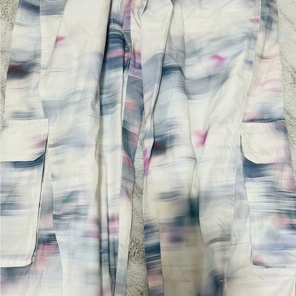 Free People Mesmerize Me Printed Pants Meadow Motion Soft Light Sz S worn once - Picture 4 of 4